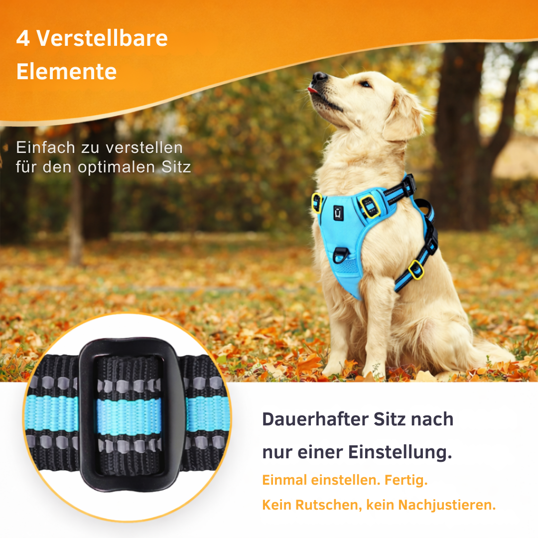 KomfortFit™ Hundegeschirr – Anti-Zug, gepolstert & verstellbar