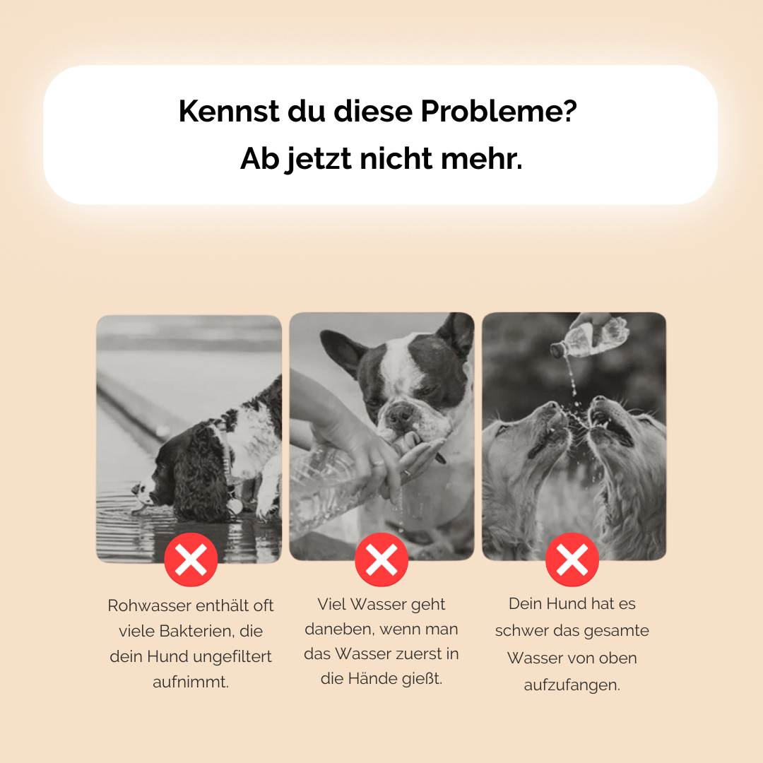 Portable Hundetrinkflasche