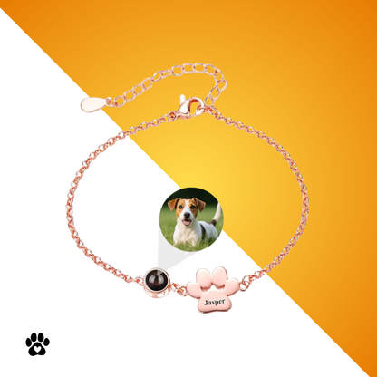 Personalisiertes Pfoten-Projektionsarmband