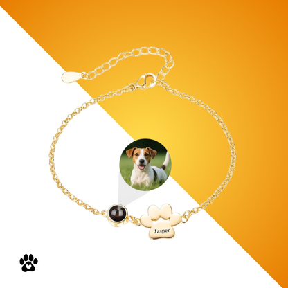 Personalisiertes Pfoten-Projektionsarmband