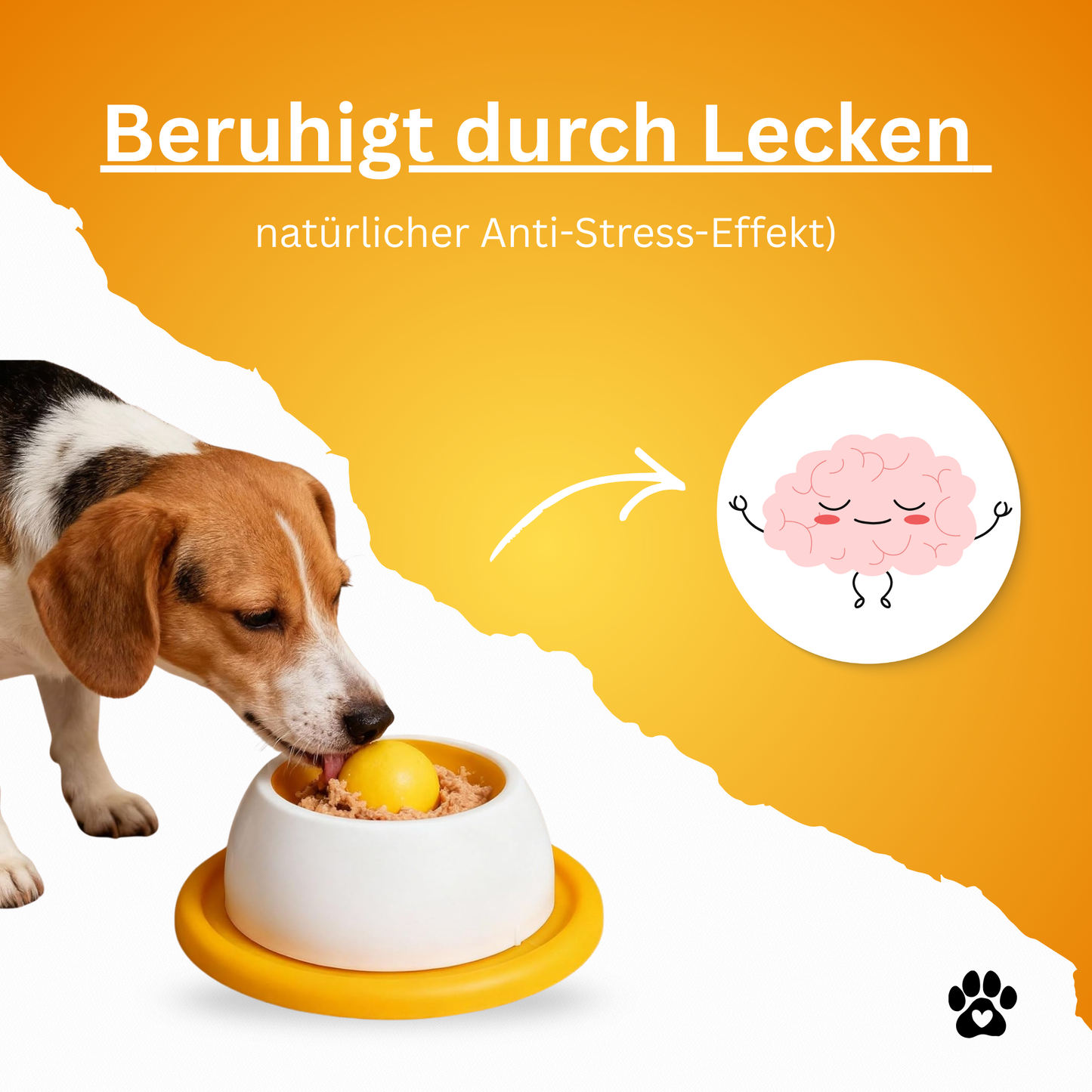 Beruhigendes Leckspielzeug mit rutschfestem Stand