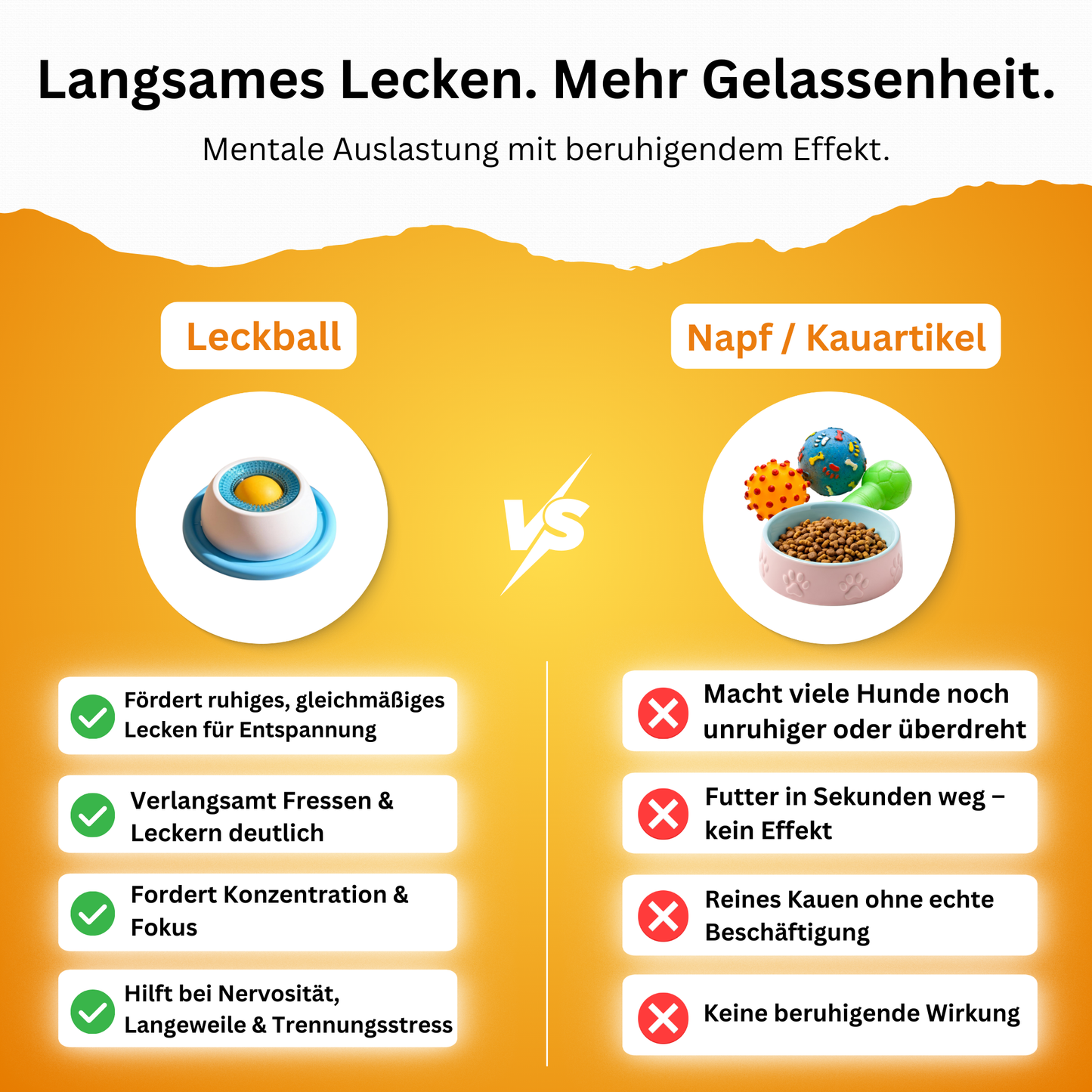 Beruhigendes Leckspielzeug mit rutschfestem Stand