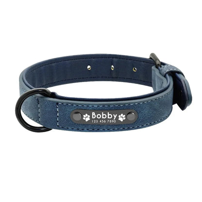 Premium Lederhalsband mit personalisierter Prägung