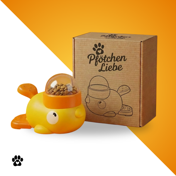 Duckie – der interaktive Leckerlispender