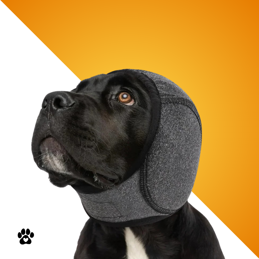 Ohrenhaube mit leichter Geräuschdämpfung