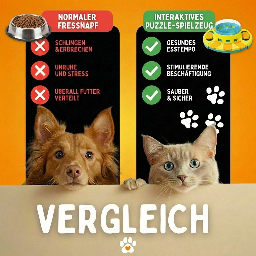 Puzzlie Denkspiel - interaktiver Leckerlispender