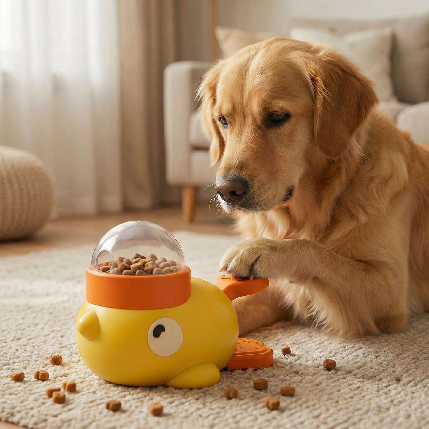 Duckie – der interaktive Leckerlispender
