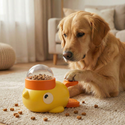 Duckie – der interaktive Leckerlispender