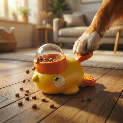 Duckie – der interaktive Leckerlispender
