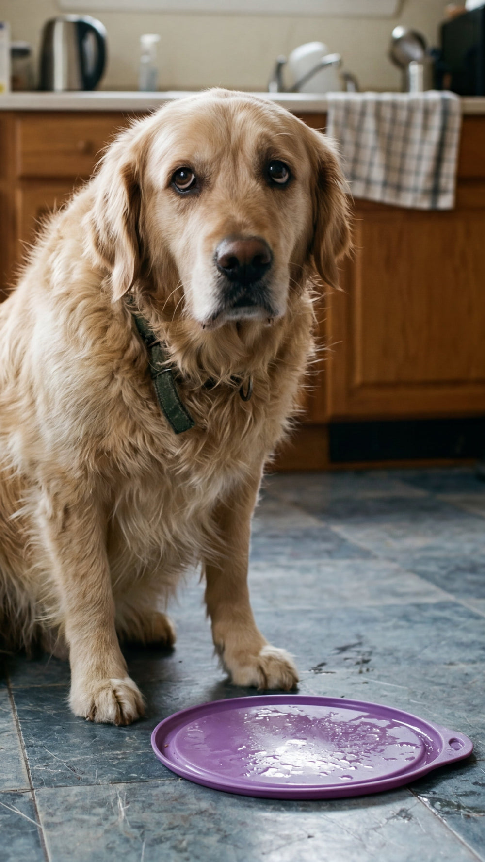 Før — urolig hund